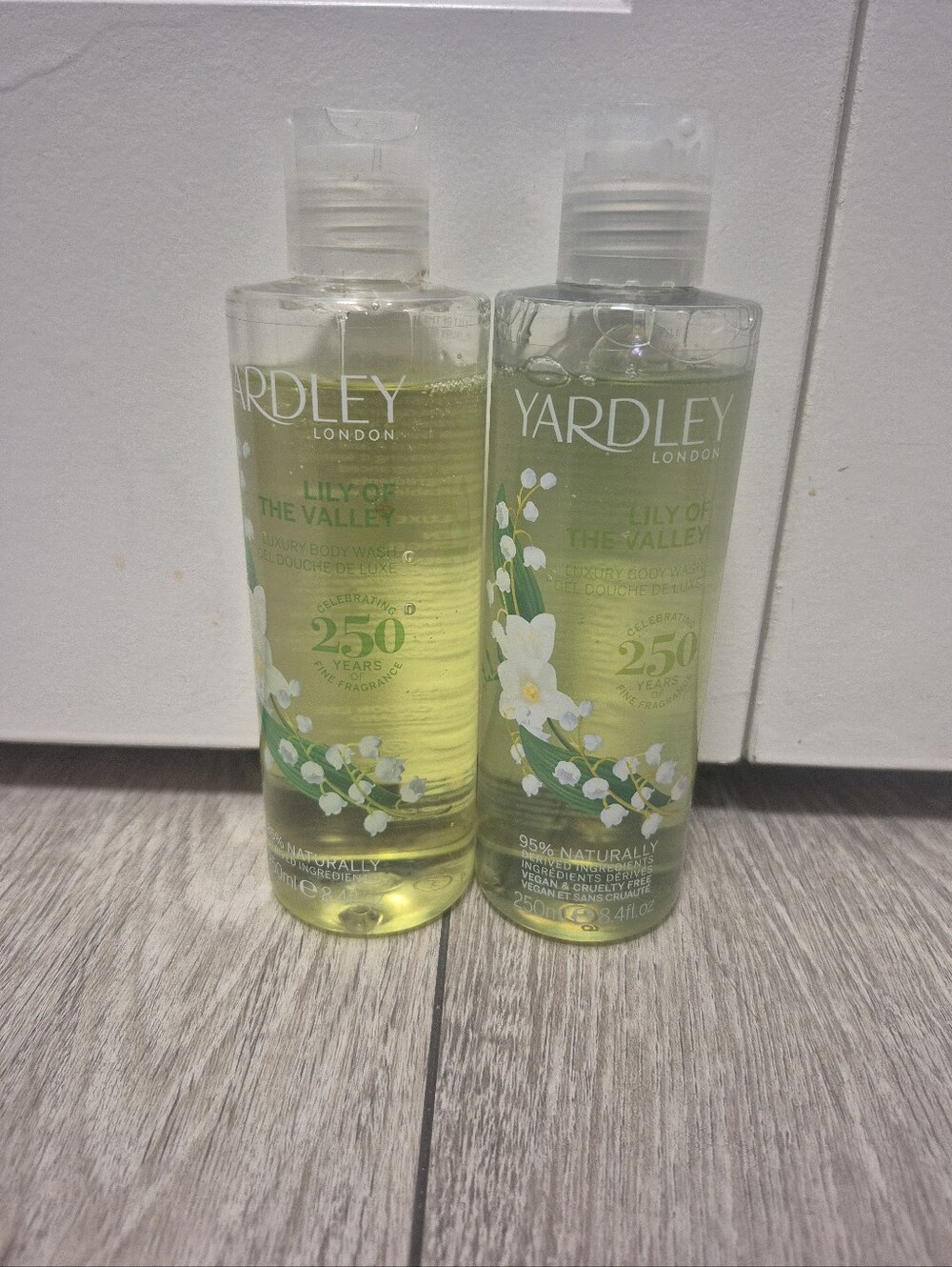 2x Lily of The Valley Yardley by Yardley London Shower Gel 8.4 oz (Women)
